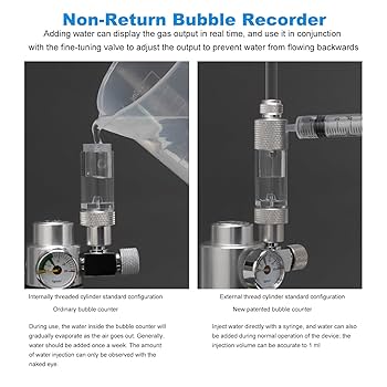 Amazon | Daconovo 5LダブルアクアリウムCO2発生器システム